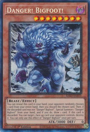 Danger! Bigfoot! (Alternate Art) (CR) [RA03-EN019] Prismatic Collector's Rare - Trinity Hobby