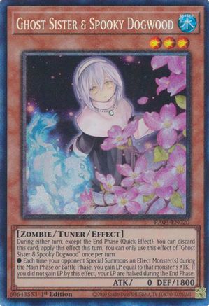 Ghost Sister & Spooky Dogwood (Alternate Art) (CR) [RA03-EN020] Prismatic Collector's Rare - Trinity Hobby