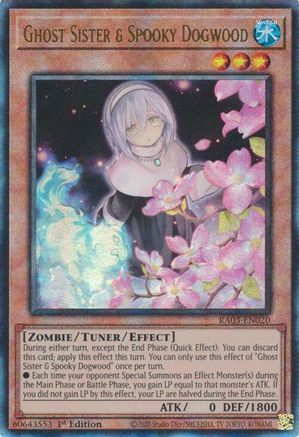 Ghost Sister & Spooky Dogwood (UTR) [RA03-EN020] Prismatic Ultimate Rare - Trinity Hobby