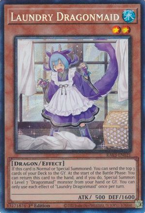 Laundry Dragonmaid (CR) [RA03-EN021] Prismatic Collector's Rare - Trinity Hobby