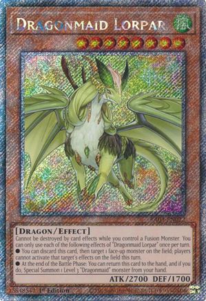 Dragonmaid Lorpar (Platinum Secret Rare) [RA03-EN022] Platinum Secret Rare - Trinity Hobby
