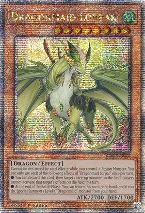 Dragonmaid Lorpar (Quarter Century Secret Rare) [RA03-EN022] Quarter Century Secret Rare - Trinity Hobby