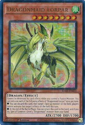 Dragonmaid Lorpar (UR) [RA03-EN022] Ultra Rare - Trinity Hobby