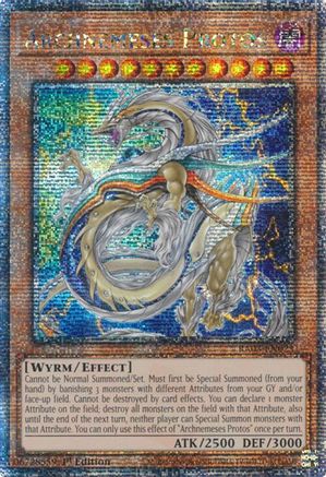 Archnemeses Protos (Quarter Century Secret Rare) [RA03-EN023] Quarter Century Secret Rare - Trinity Hobby