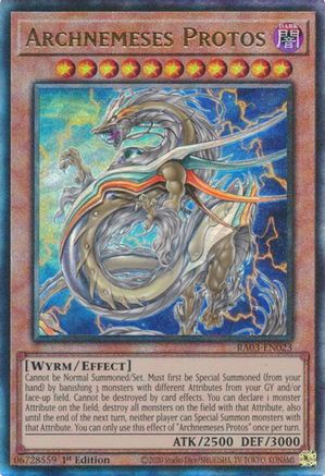 Archnemeses Protos (UTR) [RA03-EN023] Prismatic Ultimate Rare - Trinity Hobby