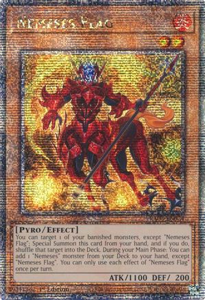 Nemeses Flag (Quarter Century Secret Rare) [RA03-EN024] Quarter Century Secret Rare - Trinity Hobby