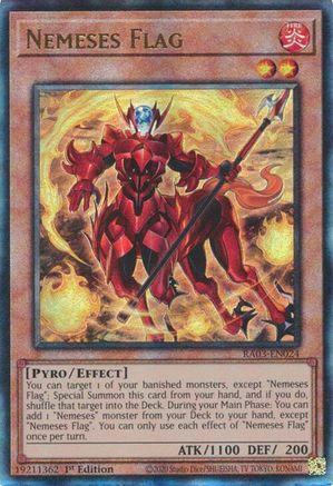 Nemeses Flag (UTR) [RA03-EN024] Prismatic Ultimate Rare - Trinity Hobby