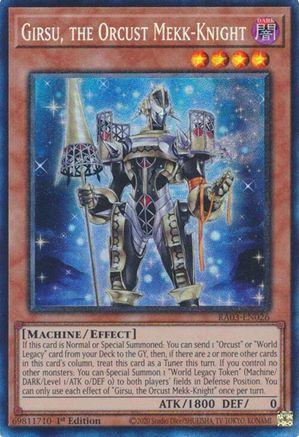 Girsu, the Orcust Mekk-Knight (CR) [RA03-EN026] Prismatic Collector's Rare - Trinity Hobby