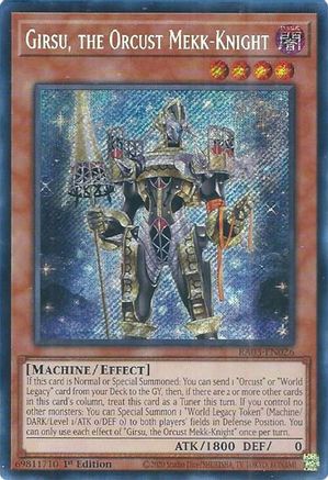 Girsu, the Orcust Mekk-Knight (Secret Rare) [RA03-EN026] Secret Rare - Trinity Hobby