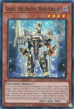 Girsu, the Orcust Mekk-Knight [RA03-EN026] Super Rare - Trinity Hobby