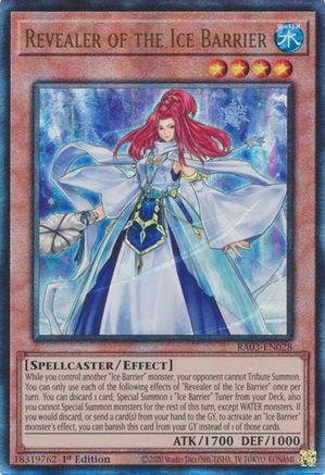 Revealer of the Ice Barrier (UTR) [RA03-EN028] Prismatic Ultimate Rare - Trinity Hobby
