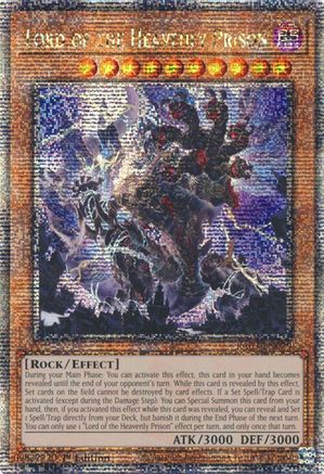 Lord of the Heavenly Prison (Quarter Century Secret Rare) [RA03-EN029] Quarter Century Secret Rare - Trinity Hobby