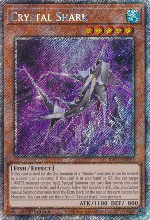 Crystal Shark (Platinum Secret Rare) [RA03-EN031] Platinum Secret Rare - Trinity Hobby
