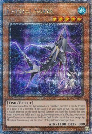 Crystal Shark (Quarter Century Secret Rare) [RA03-EN031] Quarter Century Secret Rare - Trinity Hobby