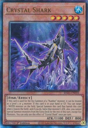 Crystal Shark (UTR) [RA03-EN031] Prismatic Ultimate Rare - Trinity Hobby