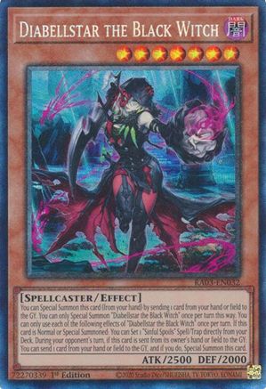 Diabellstar the Black Witch (CR) [RA03-EN032] Prismatic Collector's Rare - Trinity Hobby