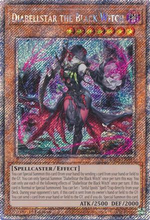 Diabellstar the Black Witch (Platinum Secret Rare) [RA03-EN032] Platinum Secret Rare - Trinity Hobby