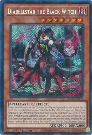 Diabellstar the Black Witch (Secret Rare) [RA03-EN032] Secret Rare - Trinity Hobby