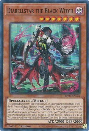 Diabellstar the Black Witch [RA03-EN032] Super Rare - Trinity Hobby