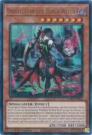 Diabellstar the Black Witch (UR) [RA03-EN032] Ultra Rare - Trinity Hobby