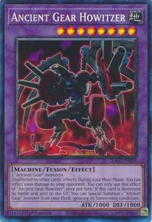 Ancient Gear Howitzer (CR) [RA03-EN035] Prismatic Collector's Rare - Trinity Hobby