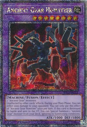 Ancient Gear Howitzer (Quarter Century Secret Rare) [RA03-EN035] Quarter Century Secret Rare - Trinity Hobby