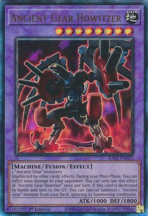 Ancient Gear Howitzer (UTR) [RA03-EN035] Prismatic Ultimate Rare - Trinity Hobby