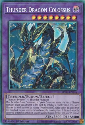 Thunder Dragon Colossus (CR) [RA03-EN036] Prismatic Collector's Rare - Trinity Hobby