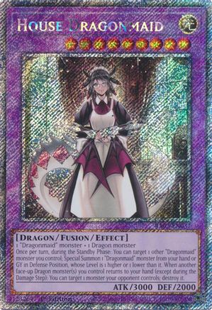 House Dragonmaid (Platinum Secret Rare) [RA03-EN037] Platinum Secret Rare - Trinity Hobby
