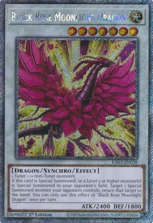 Black Rose Moonlight Dragon (Platinum Secret Rare) [RA03-EN038] Platinum Secret Rare - Trinity Hobby