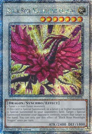 Black Rose Moonlight Dragon (Quarter Century Secret Rare) [RA03-EN038] Quarter Century Secret Rare - Trinity Hobby