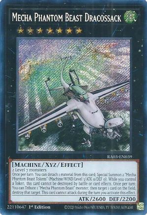 Mecha Phantom Beast Dracossack (Secret Rare) [RA03-EN039] Secret Rare - Trinity Hobby