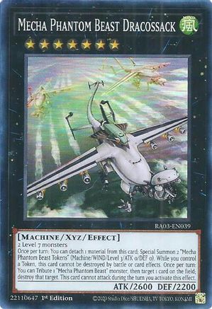 Mecha Phantom Beast Dracossack [RA03-EN039] Super Rare - Trinity Hobby