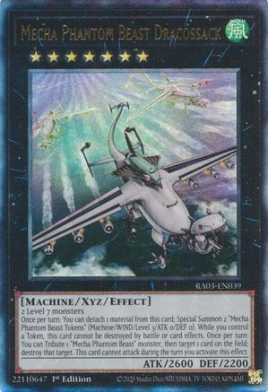 Mecha Phantom Beast Dracossack (UTR) [RA03-EN039] Prismatic Ultimate Rare - Trinity Hobby