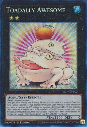 Toadally Awesome (CR) [RA03-EN040] Prismatic Collector's Rare - Trinity Hobby