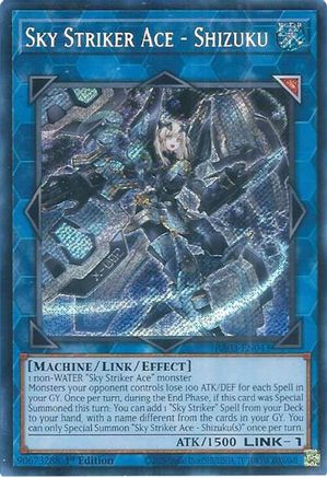 Sky Striker Ace - Shizuku (Secret Rare) [RA03-EN043] Secret Rare - Trinity Hobby