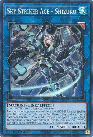 Sky Striker Ace - Shizuku [RA03-EN043] Super Rare - Trinity Hobby