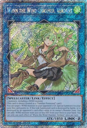 Wynn the Wind Charmer, Verdant (Platinum Secret Rare) [RA03-EN045] Platinum Secret Rare - Trinity Hobby