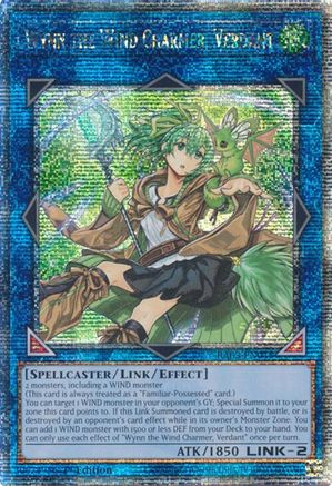 Wynn the Wind Charmer, Verdant (Quarter Century Secret Rare) [RA03-EN045] Quarter Century Secret Rare - Trinity Hobby