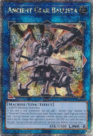 Ancient Gear Ballista (Quarter Century Secret Rare) [RA03-EN046] Quarter Century Secret Rare - Trinity Hobby