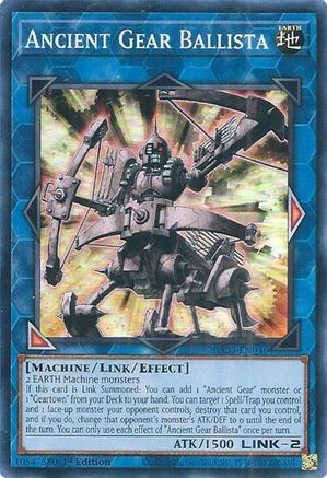 Ancient Gear Ballista [RA03-EN046] Super Rare - Trinity Hobby
