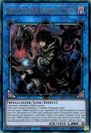Dharc the Dark Charmer, Gloomy (UTR) [RA03-EN048] Prismatic Ultimate Rare - Trinity Hobby