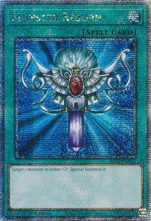 Monster Reborn (Quarter Century Secret Rare) [RA03-EN052] Quarter Century Secret Rare - Trinity Hobby