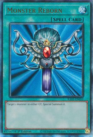 Monster Reborn (UTR) [RA03-EN052] Prismatic Ultimate Rare - Trinity Hobby