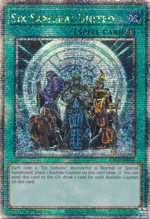 Six Samurai United (Quarter Century Secret Rare) [RA03-EN054] Quarter Century Secret Rare - Trinity Hobby