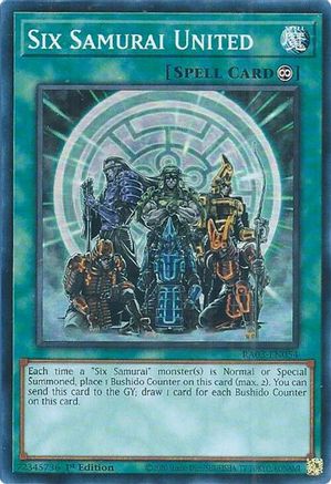 Six Samurai United [RA03-EN054] Super Rare - Trinity Hobby
