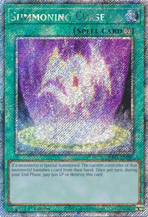 Summoning Curse (Platinum Secret Rare) [RA03-EN057] Platinum Secret Rare - Trinity Hobby