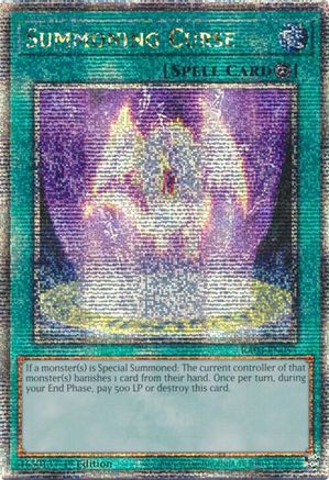Summoning Curse (Quarter Century Secret Rare) [RA03-EN057] Quarter Century Secret Rare - Trinity Hobby