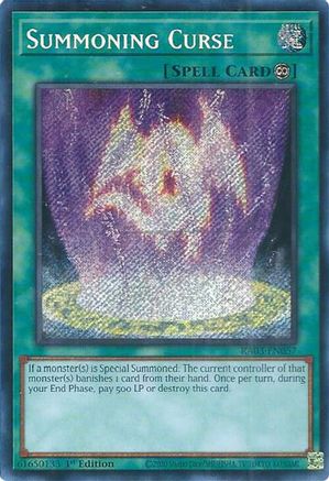 Summoning Curse (Secret Rare) [RA03-EN057] Secret Rare - Trinity Hobby