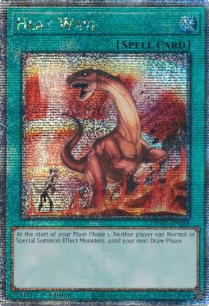 Heat Wave (Quarter Century Secret Rare) [RA03-EN058] Quarter Century Secret Rare - Trinity Hobby